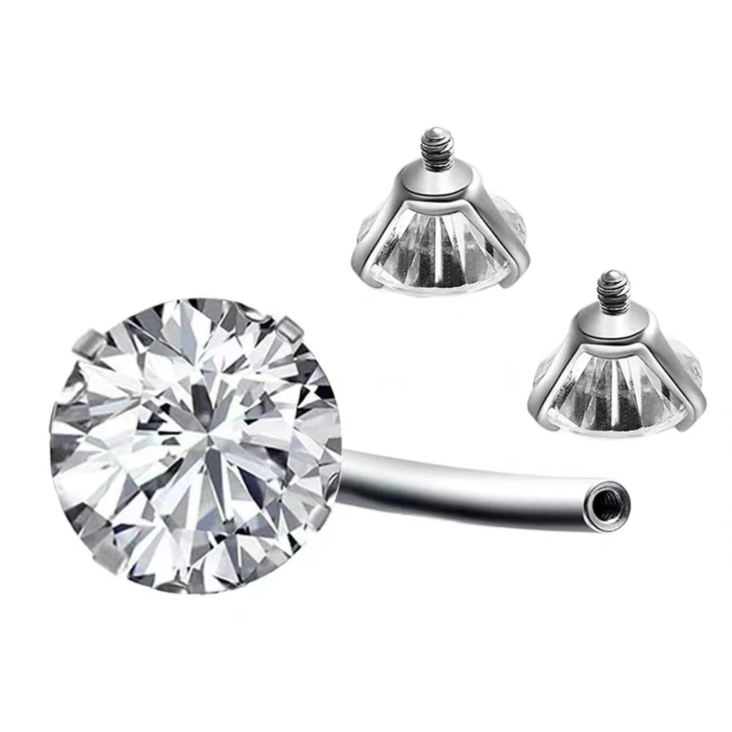 Surgical Steel Belly Button Rings Crystal Piercing Navel Piercing Earring Belly Piercing Sexy Body Jewelry Ombligo