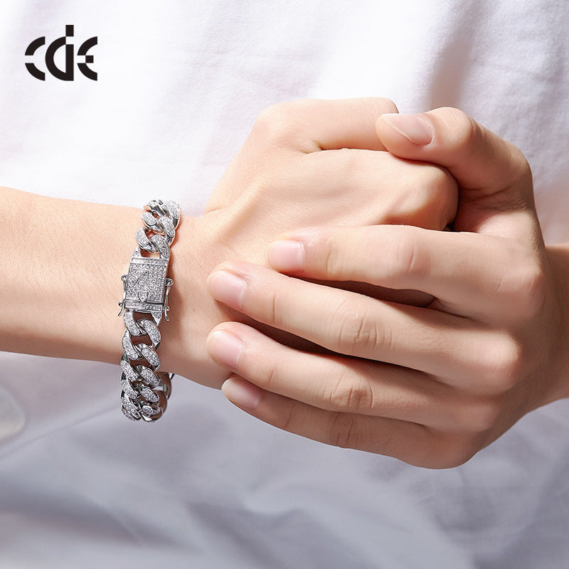 Men's American Hip Hop Bracelet Cuban Chain