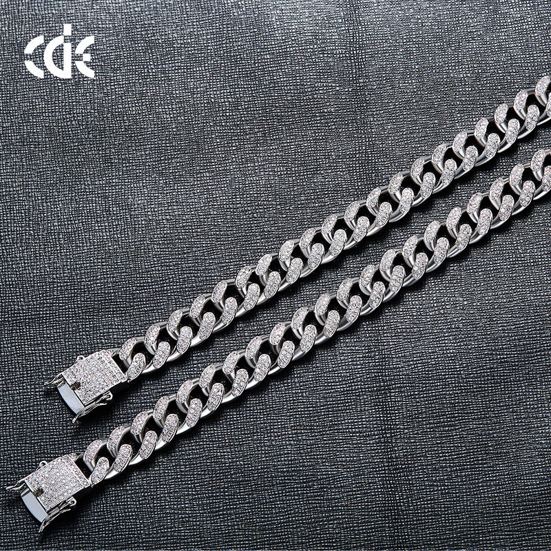 Men's American Hip Hop Bracelet Cuban Chain