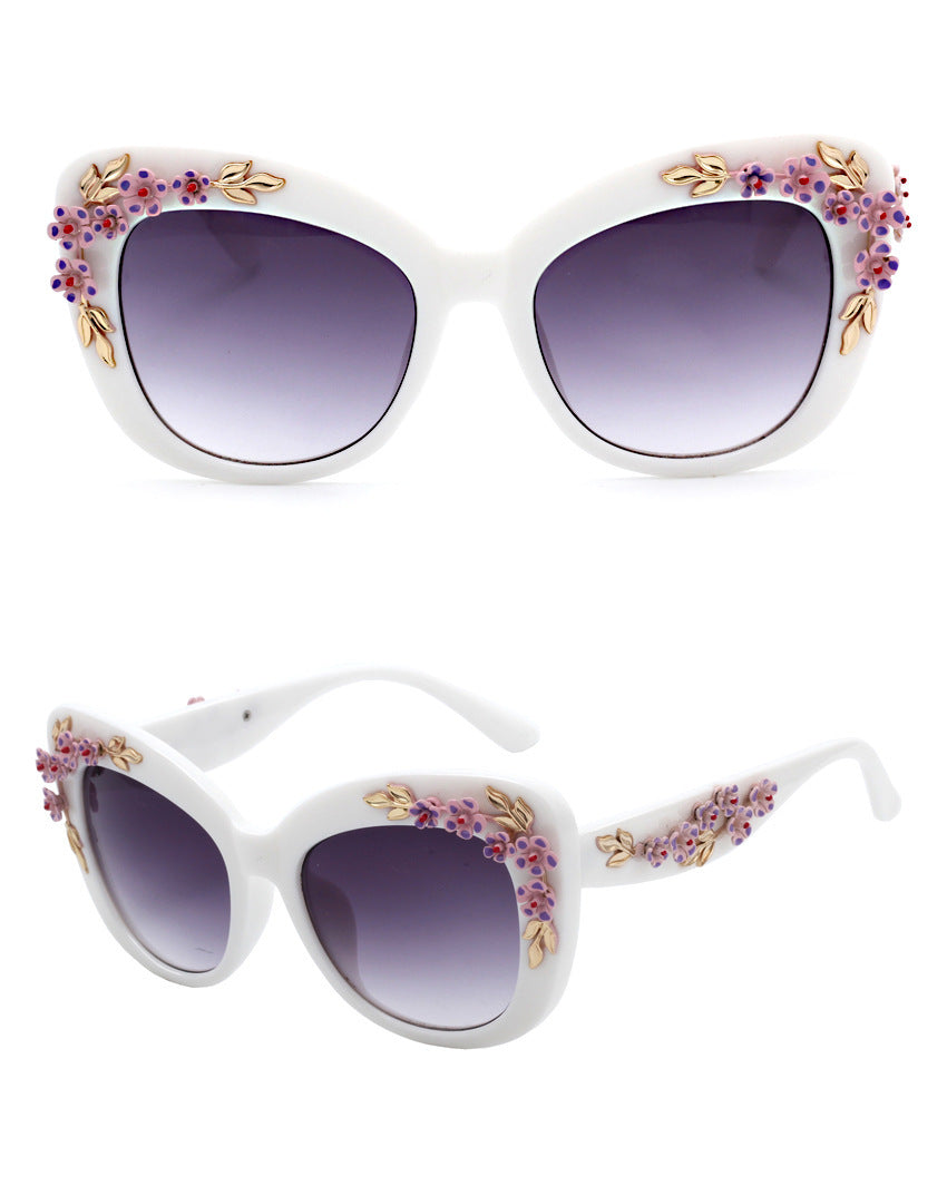 Women's Stylish Flower Sunglasses