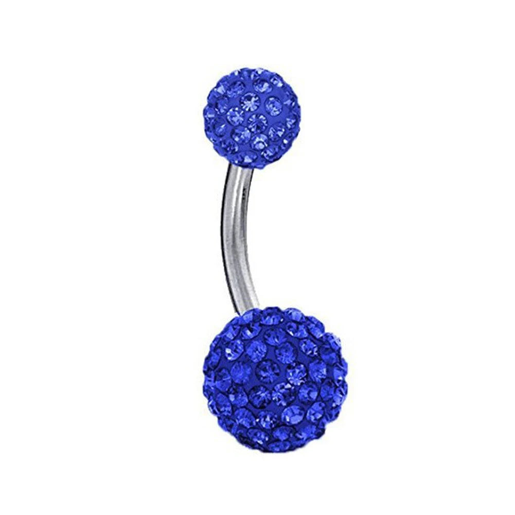 Surgical Steel Belly Button Rings Crystal Piercing Navel Piercing Earring Belly Piercing Sexy Body Jewelry Ombligo