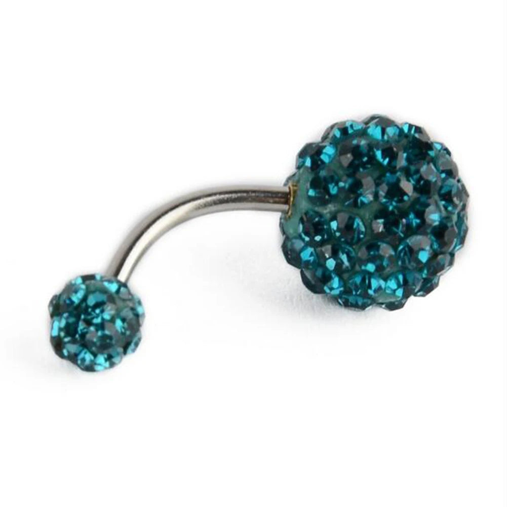 Surgical Steel Belly Button Rings Crystal Piercing Navel Piercing Earring Belly Piercing Sexy Body Jewelry Ombligo