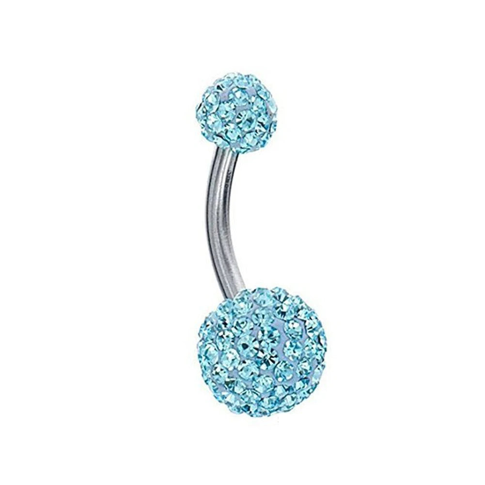 Surgical Steel Belly Button Rings Crystal Piercing Navel Piercing Earring Belly Piercing Sexy Body Jewelry Ombligo