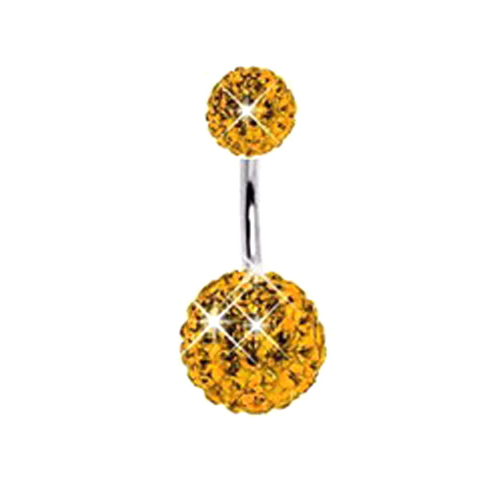 Surgical Steel Belly Button Rings Crystal Piercing Navel Piercing Earring Belly Piercing Sexy Body Jewelry Ombligo