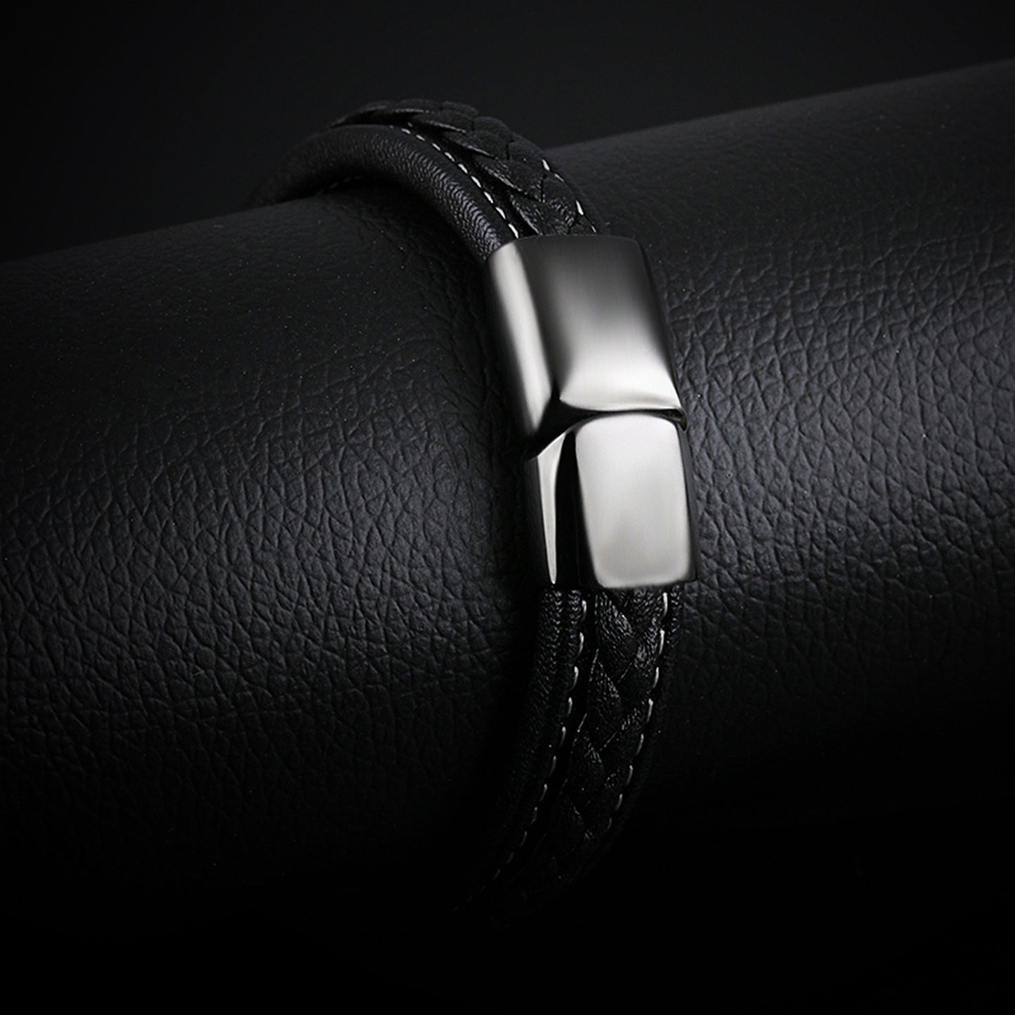 Black Titanium Men's Steel Bracelet