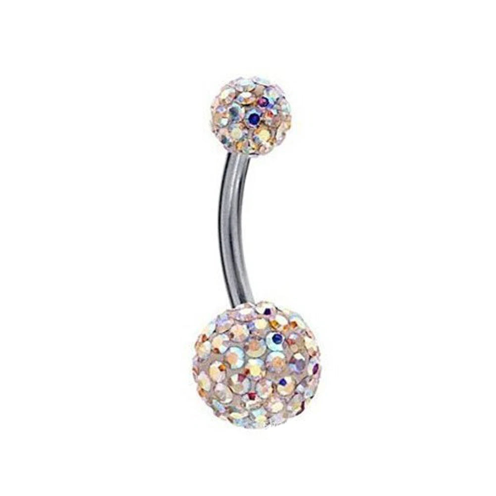 Surgical Steel Belly Button Rings Crystal Piercing Navel Piercing Earring Belly Piercing Sexy Body Jewelry Ombligo