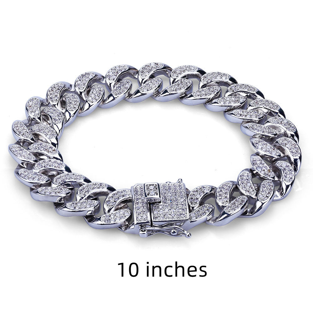 Men's American Hip Hop Bracelet Cuban Chain